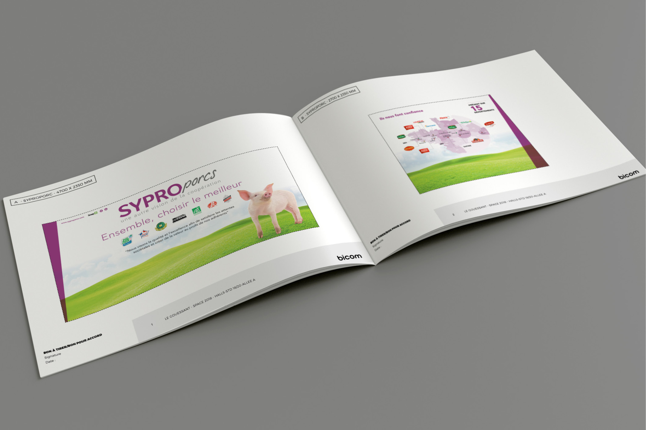 Un stand sur mesure pour SYPROPORCS marque de la société Le Gouessant.