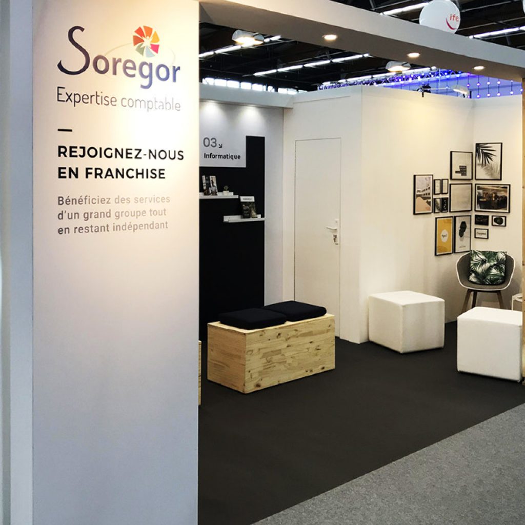 Conception de stand au Congrès des experts comptables