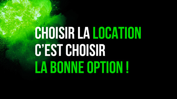 L'offre de location de stand