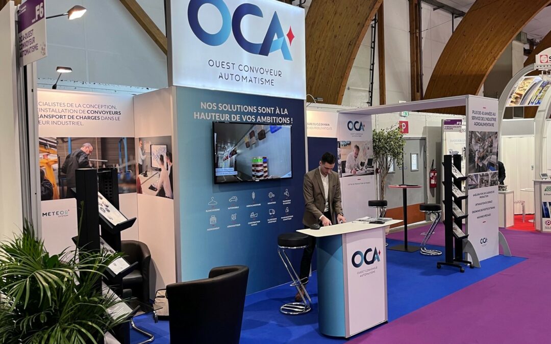 UN STAND MODULAIRE SALON CFIA RENNES 2022 POUR OCA