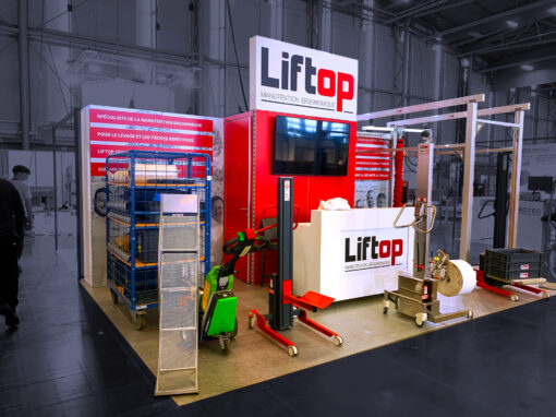 accueil stand Liftop