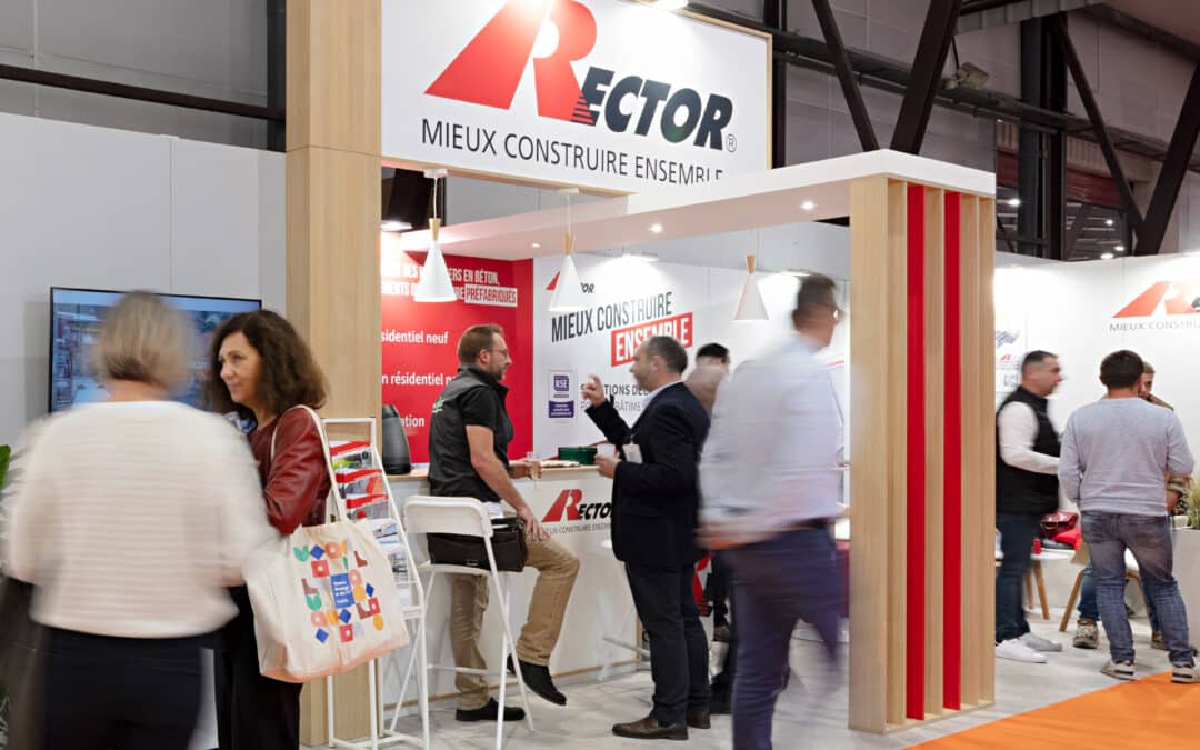 MONTAGE STAND RECTOR LESAGE LORS DU SALON ARTIBAT 2023