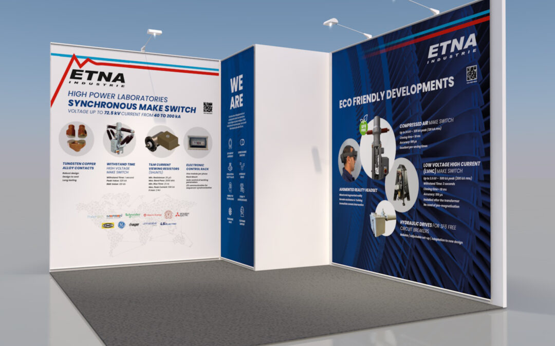 CONCEPTION D’UN HABILLAGE DE STAND POUR ETNA INDUSTRIE : RAPIDITÉ & EFFICACITÉ AU RENDEZ-VOUS