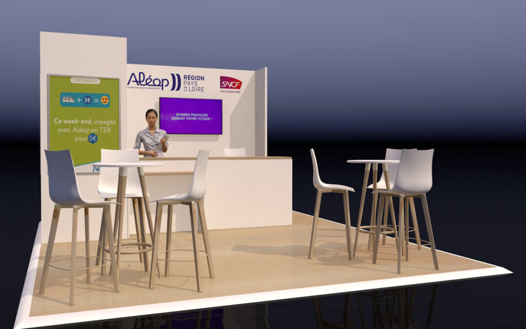 LOCATION DE STAND : LES GUICHETS PROVISOIRES EN GARE DE NANTES