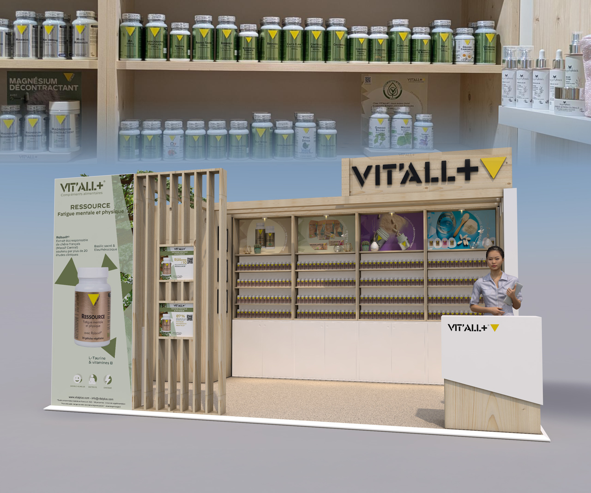UN NOUVEAU STAND EN MENUISERIE TRADITIONNELLE POUR VITALL+